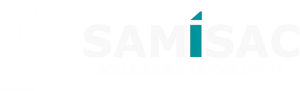 logo samisac todo blanco